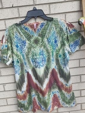 Kiara Top*Brown/Green/Blue